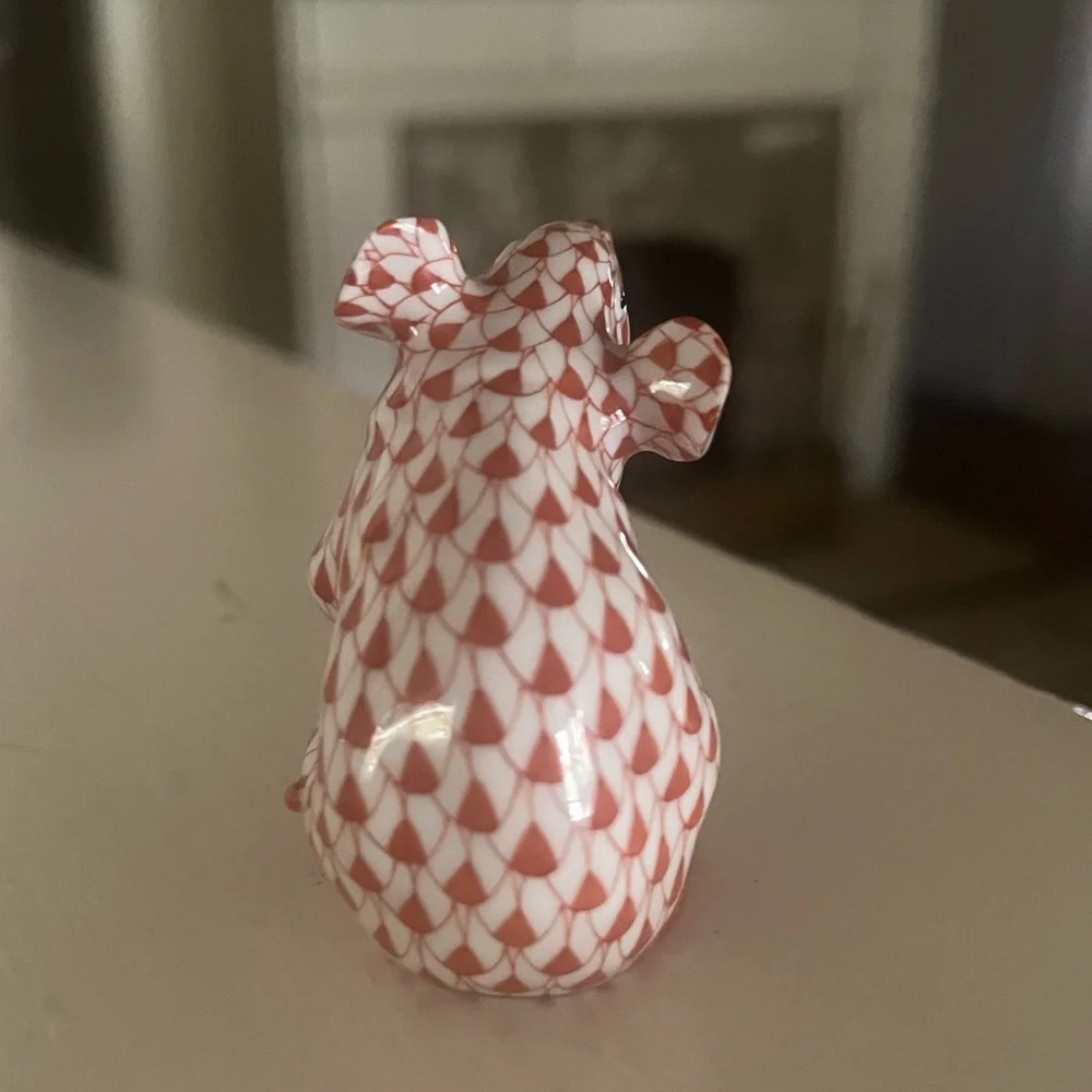 Wonderful Herend Rust Porcelain Mouse Figurine. Excellent condition.Retired 2015 - Picture 5 of 8